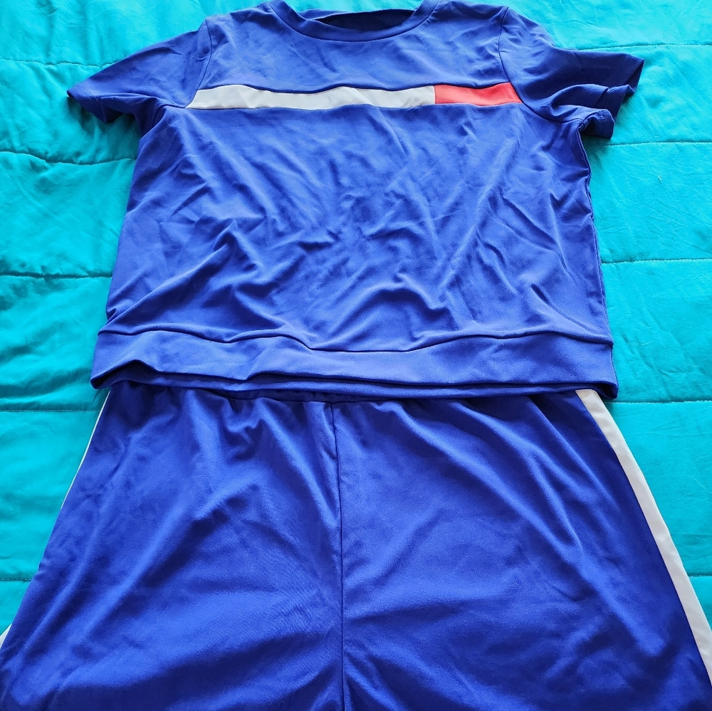 Colorblock Short Set